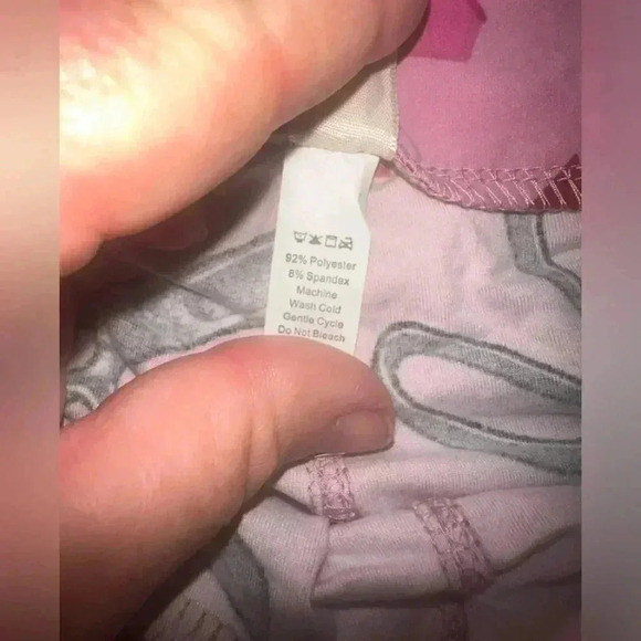 Lularoe TC pink Paper Valentine leggings. OG Patrick quality & fit. - Picture 4 of 6